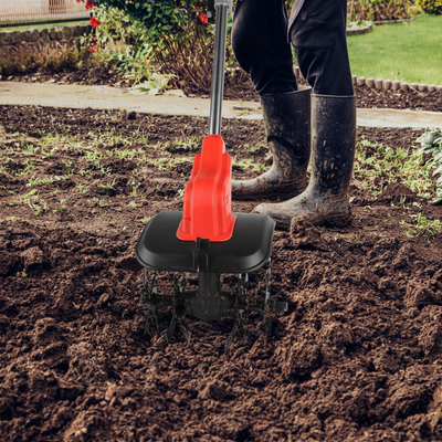 21V Cordless Electric Tiller Cultivator - 550W