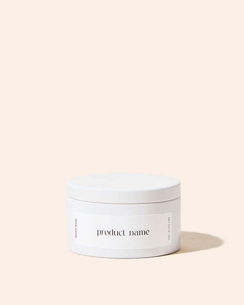 5oz tin private label candle