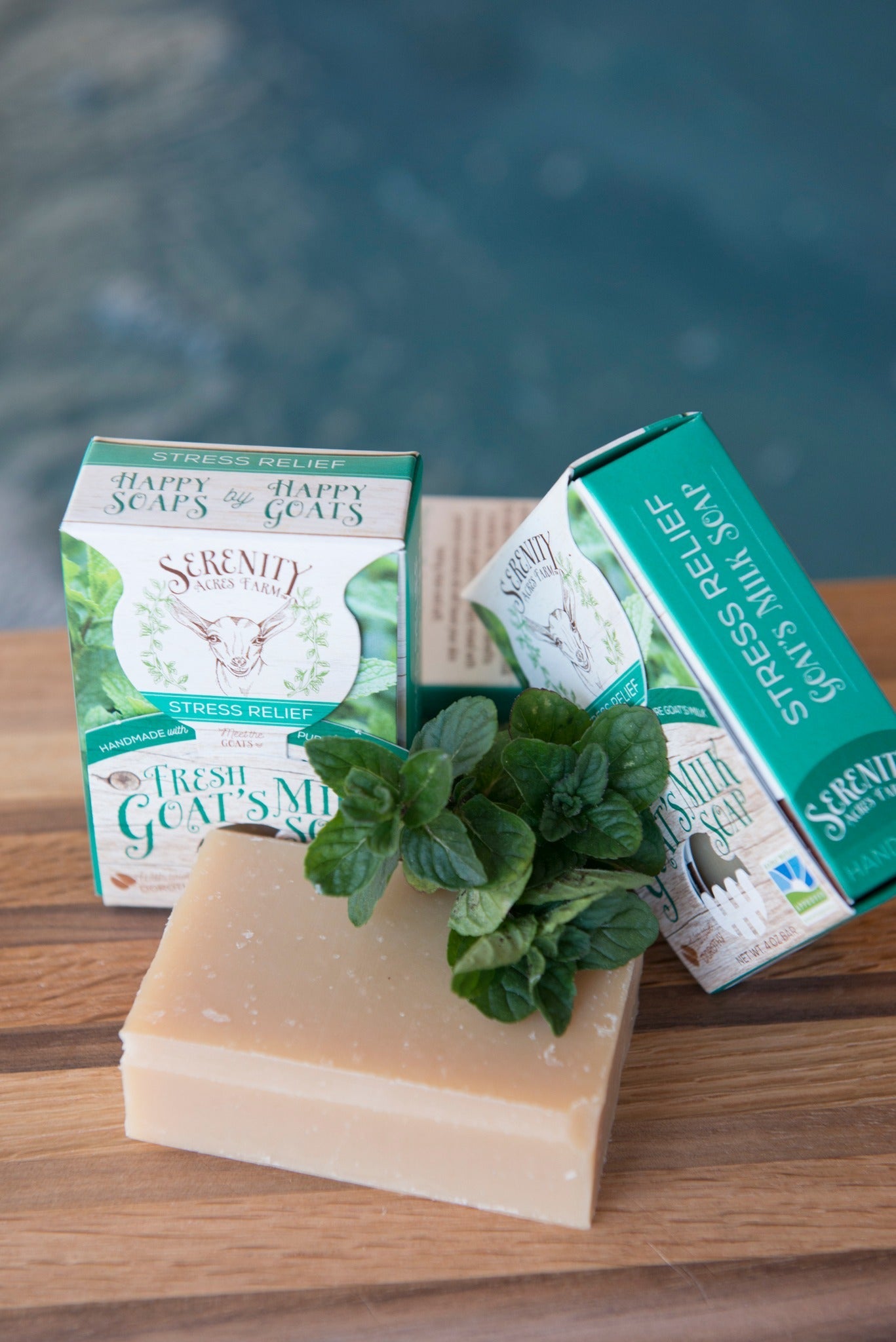 Stress Relief Goat Milk Soap | Eucalyptus & Mint Blend – Serenity Acres Farm™