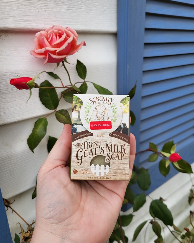 English Rose Goat Milk Soap | Classic Floral & Gentle Clean – Serenity Acres Farm™