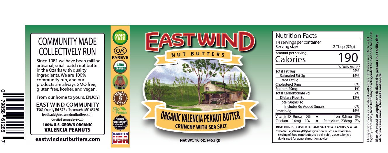 Organic Valencia Peanut Butter