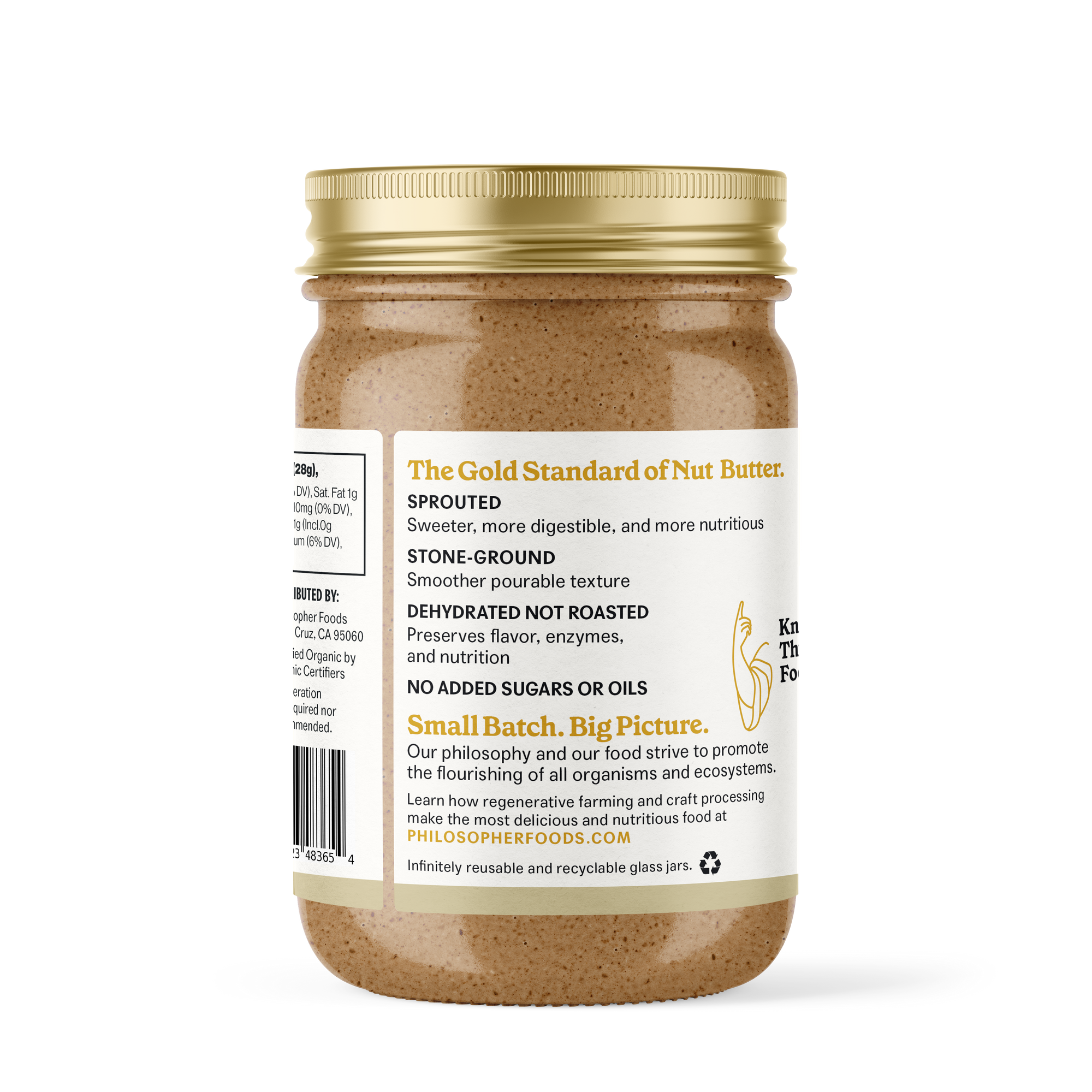 Naked Creamy Sprouted Almond Butter