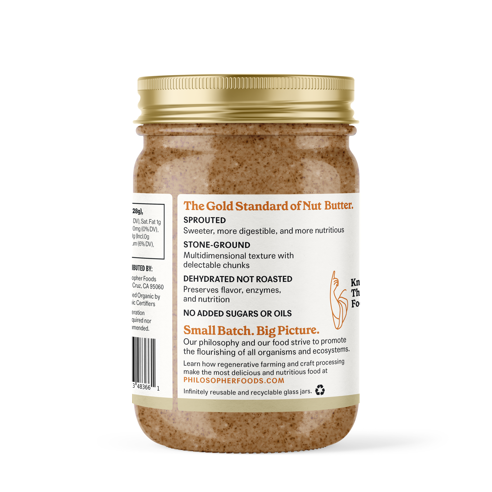 Naked Crunchy Sprouted Almond Butter
