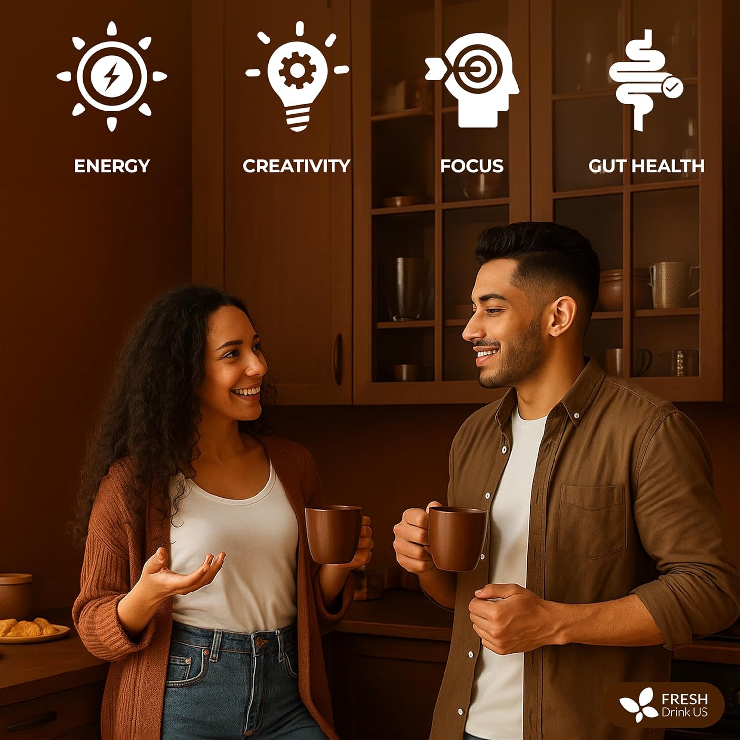 Ginseng 6 Treasures Kidney Tea, Super Kidney Cleanse Detox Tea For Men & Women, 100% Natural Roots & Berries | Caffeine-Free | Adaptogenic Blend for Energy, Wellness & Vitality Support