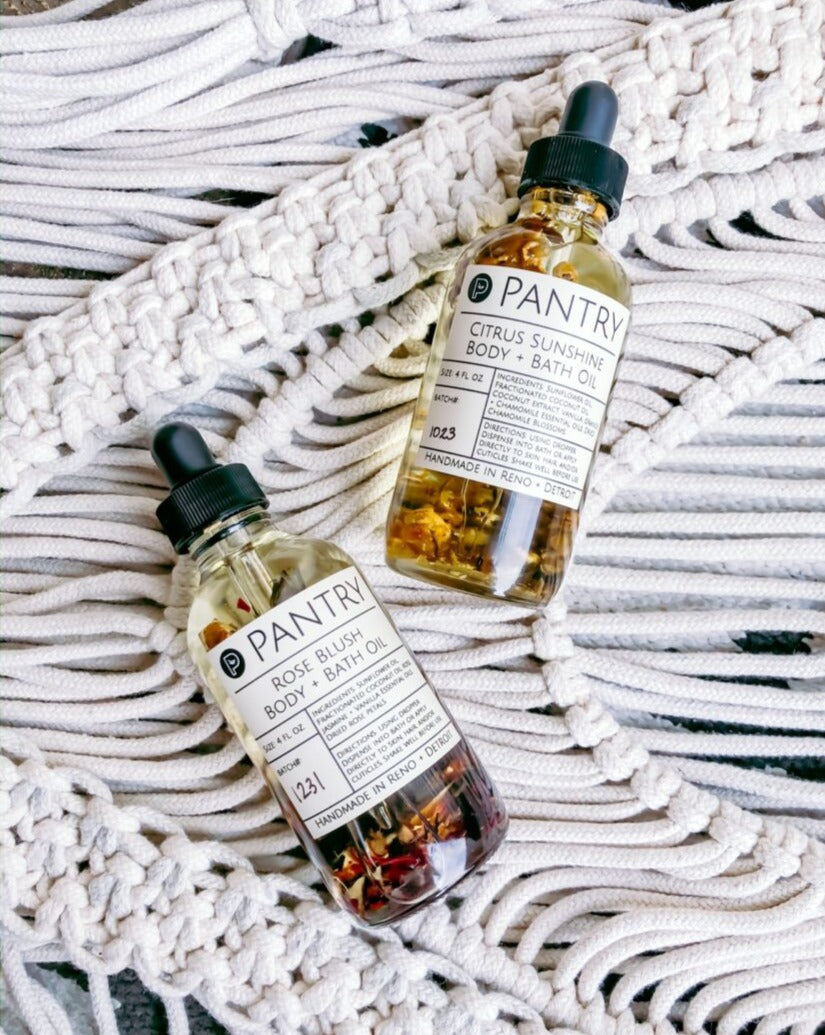 Hydrating Body + Bath Oil | Botanical Bath Tub Oils