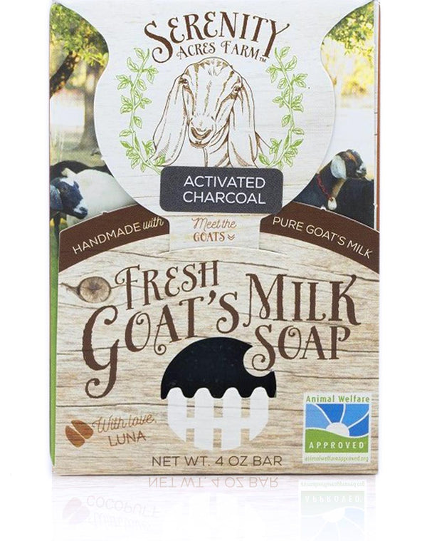 Charcoal Goat Milk Soap | Deep Cleansing & Clarifying – Serenity Acres Farm™