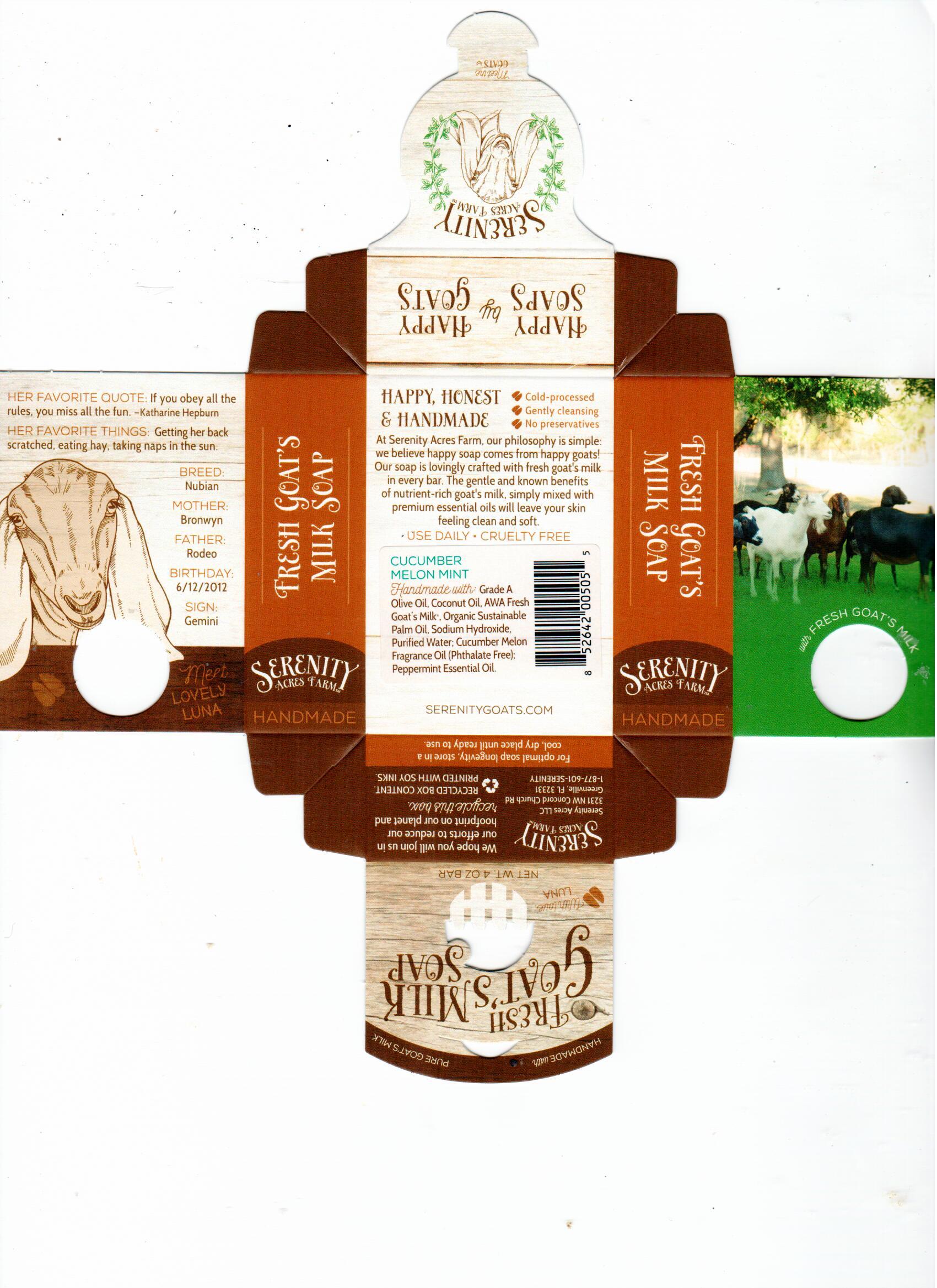 Cucumber Melon Mint Goat Milk Soap | Cool, Sweet & Refreshing – Serenity Acres Farm™