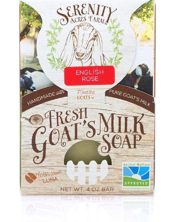 English Rose Goat Milk Soap | Classic Floral & Gentle Clean – Serenity Acres Farm™