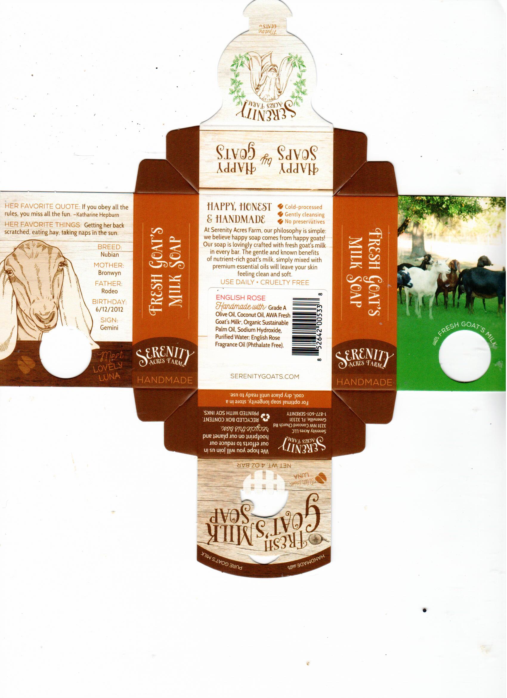 English Rose Goat Milk Soap | Classic Floral & Gentle Clean – Serenity Acres Farm™