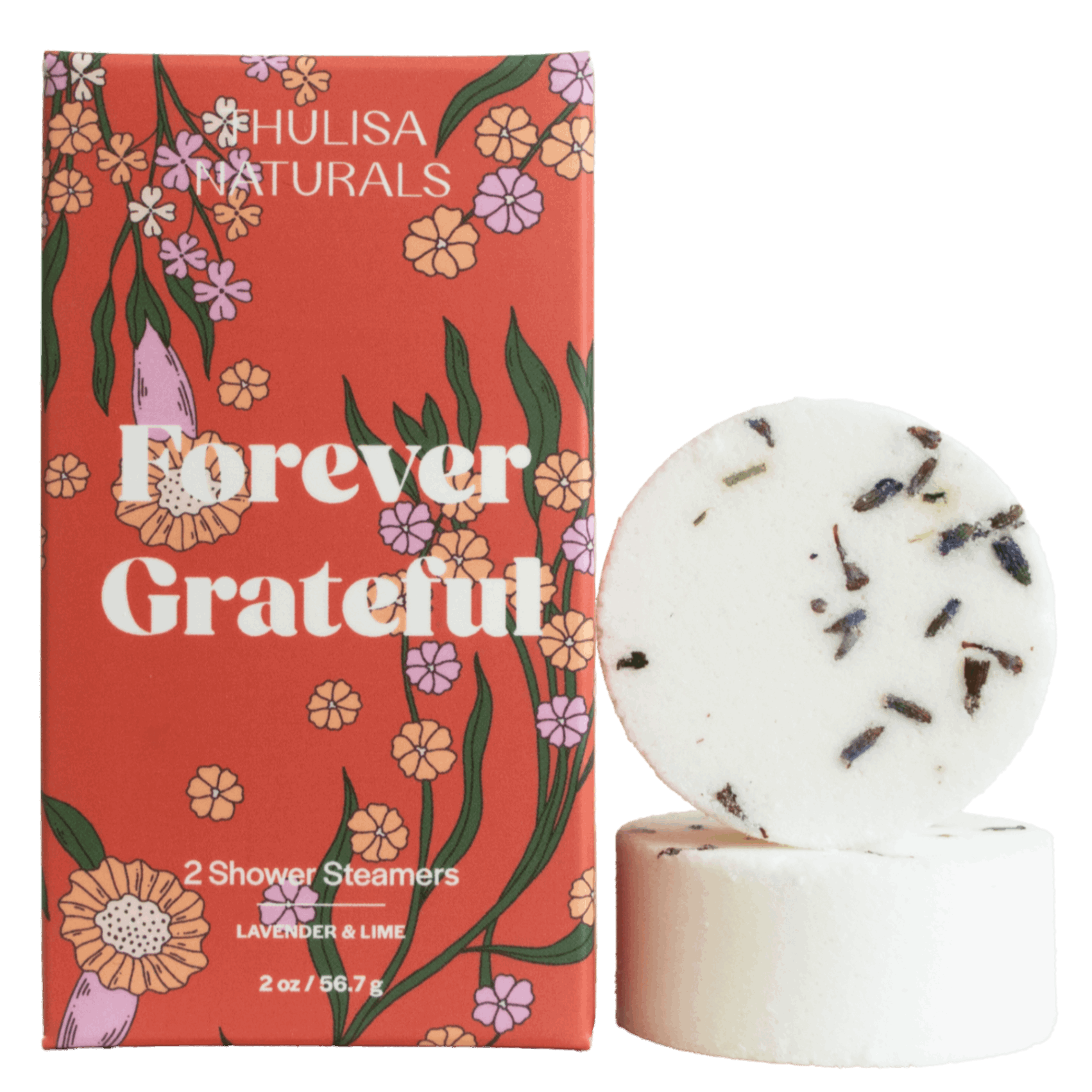 Forever Grateful Lemon Verbena Shower Steamer Gift Set