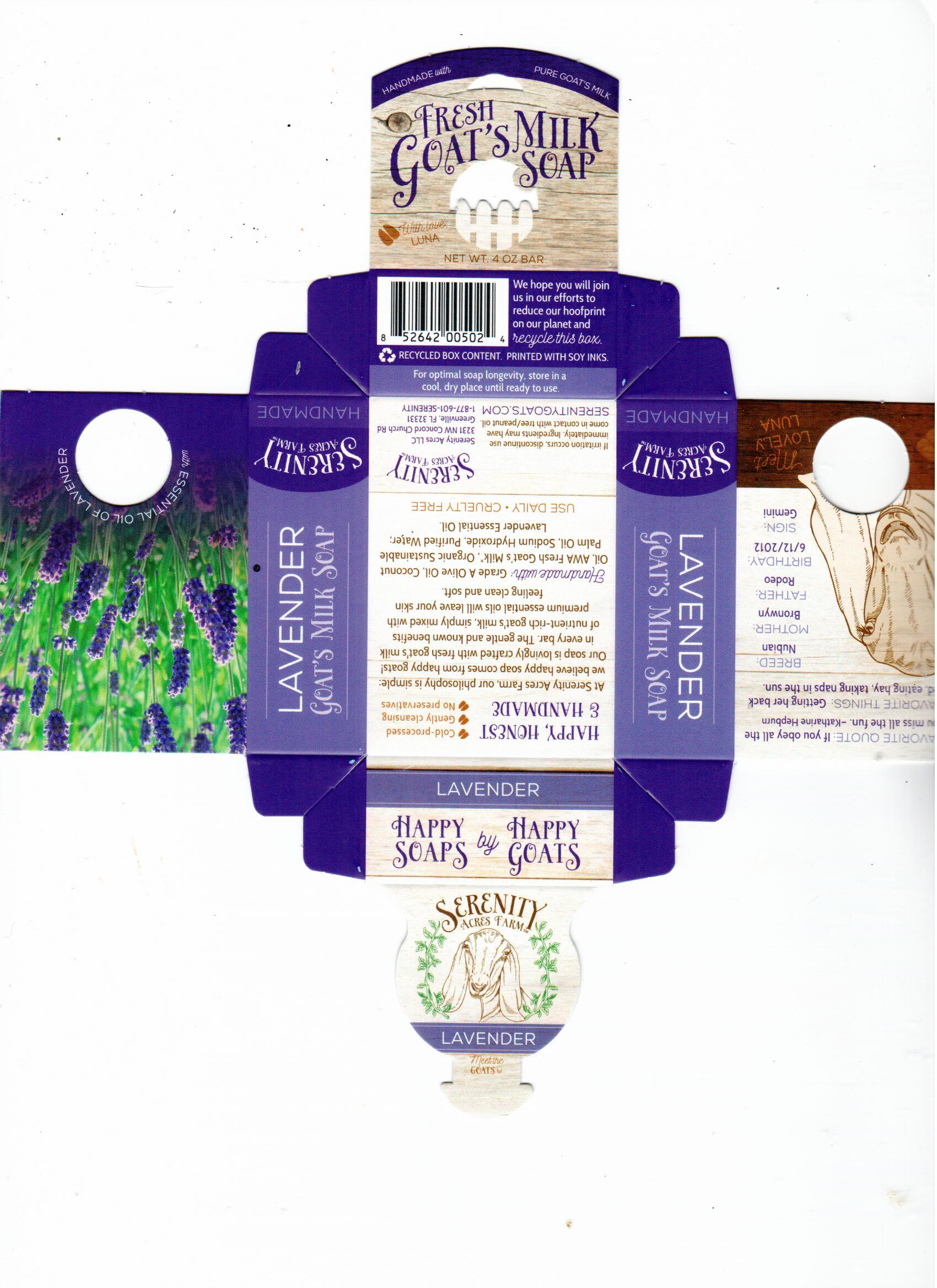 Lavender Goat Milk Soap | Calming & Moisturizing – Serenity Acres Farm™