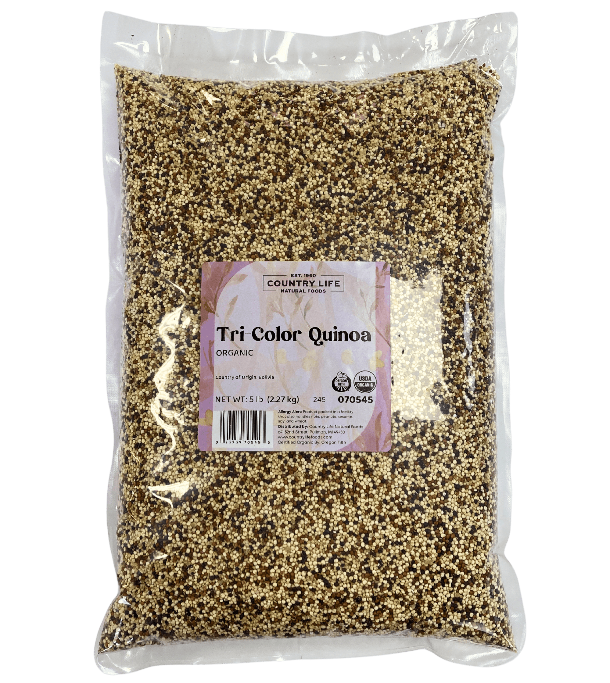 Quinoa, Tri-Color, Organic