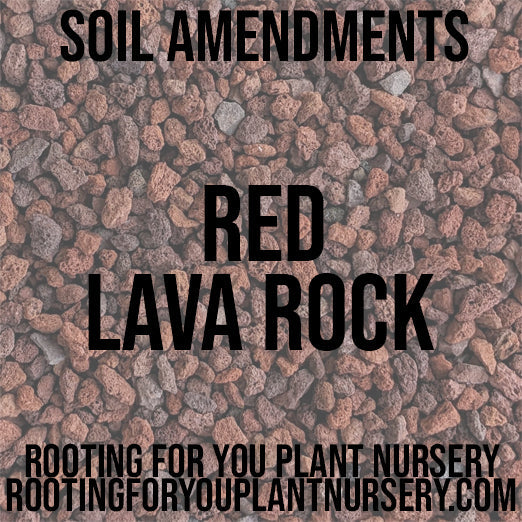 Red Lava Rock Soil Amendment