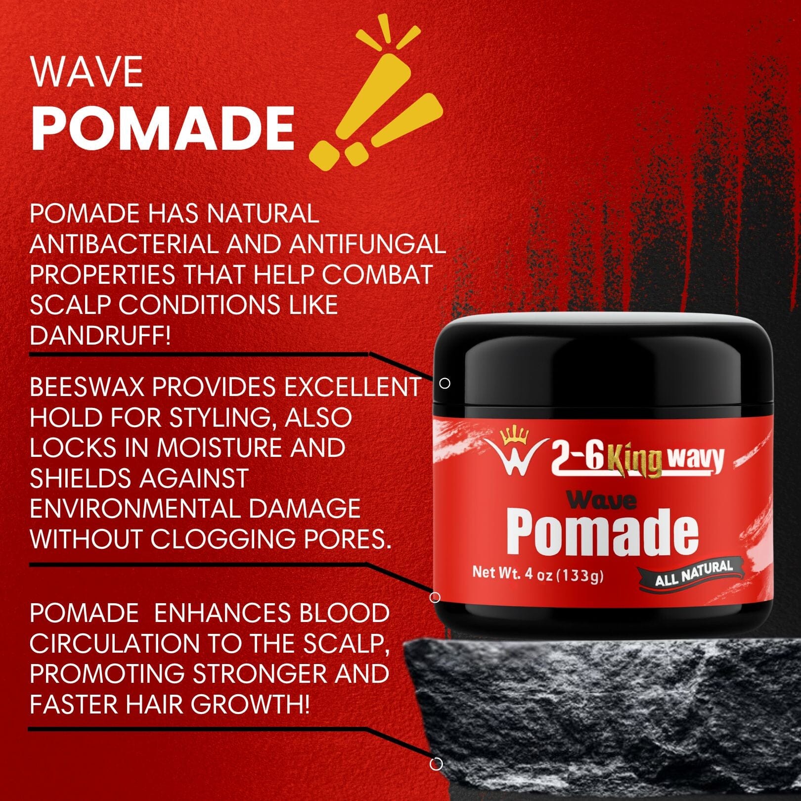 Pomade 4oz Premium Quality