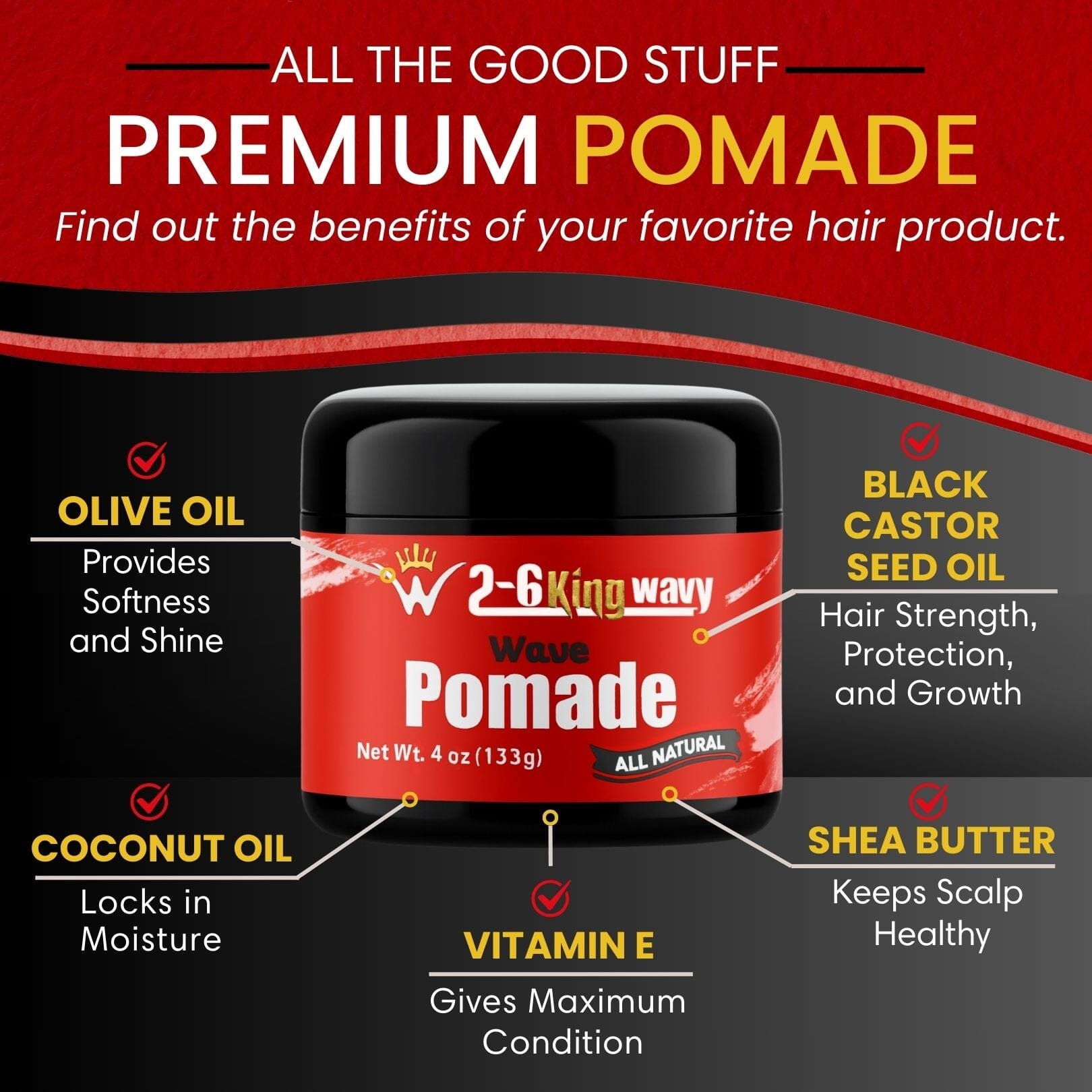 Pomade 4oz Premium Quality