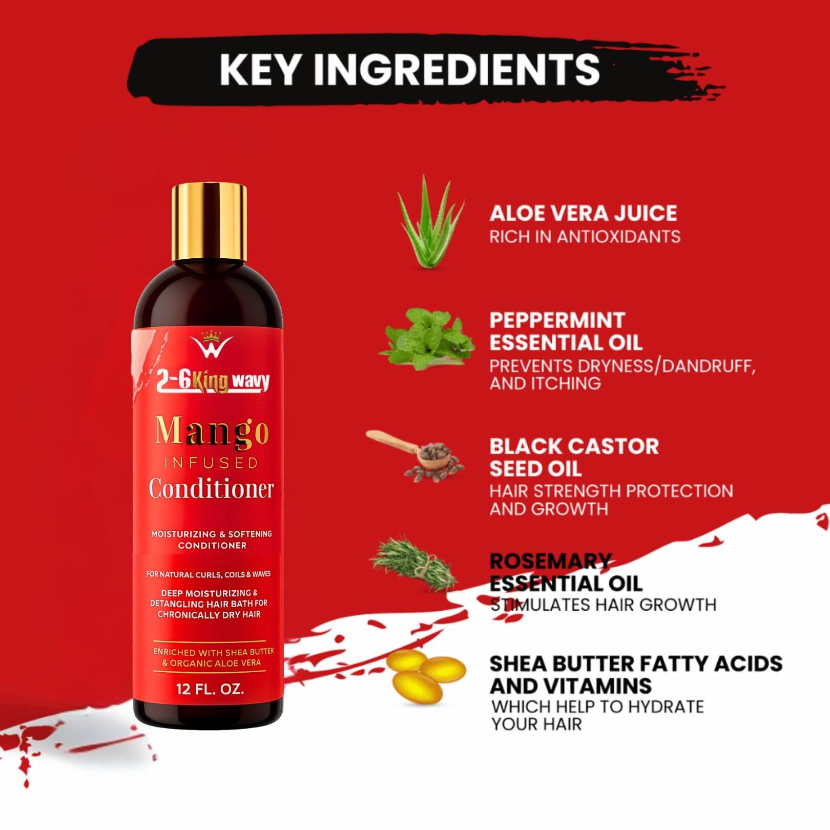 Infused Mango Conditioner (12 FL OZ)  Premium Quality