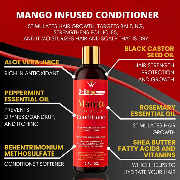 Infused Mango Conditioner (12 FL OZ)  Premium Quality