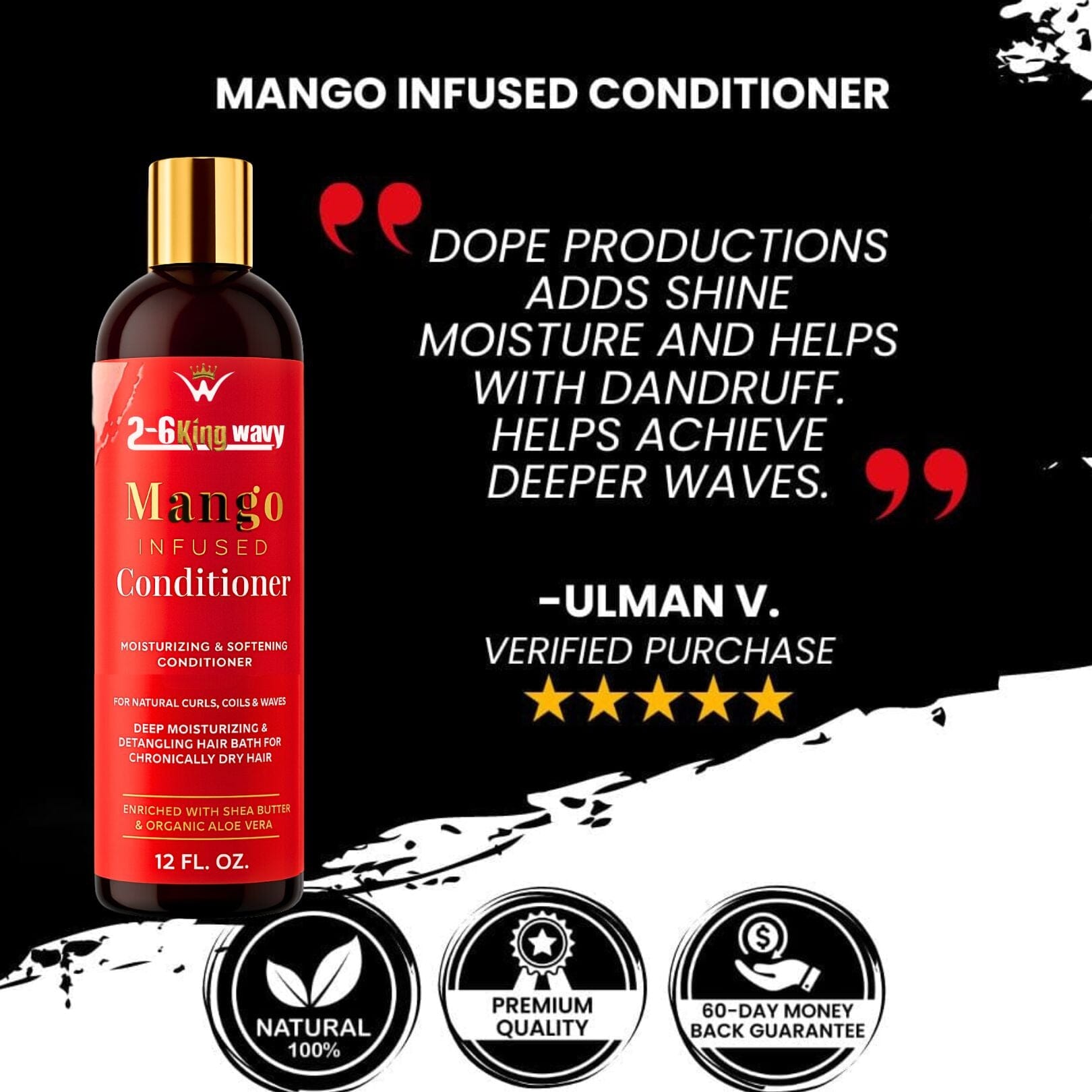 Infused Mango Conditioner (12 FL OZ)  Premium Quality