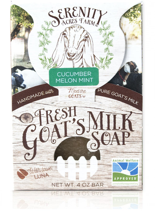 Cucumber Melon Mint Goat Milk Soap | Cool, Sweet & Refreshing – Serenity Acres Farm™