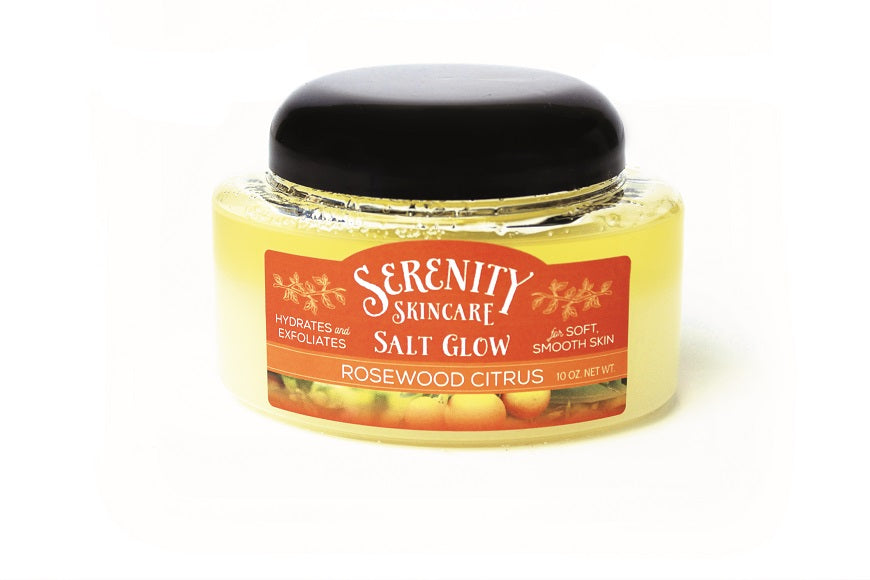 Rosewood Citrus Salt Glow – Woodsy Citrus Exfoliating Scrub | Serenity Acres Farm™