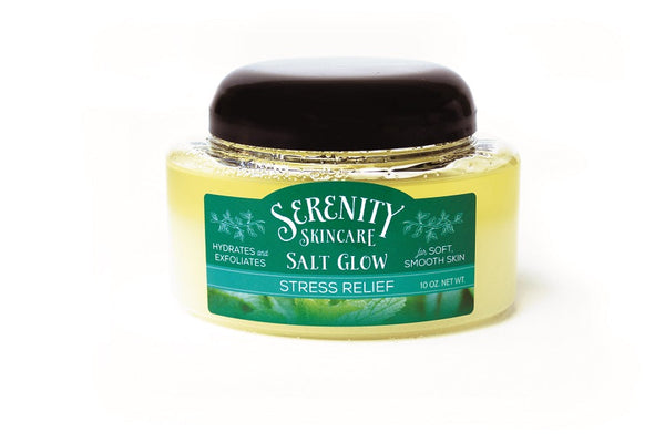 Stress Relief Salt Glow – Aromatherapy Exfoliating Scrub - Serenity Acres Farm™