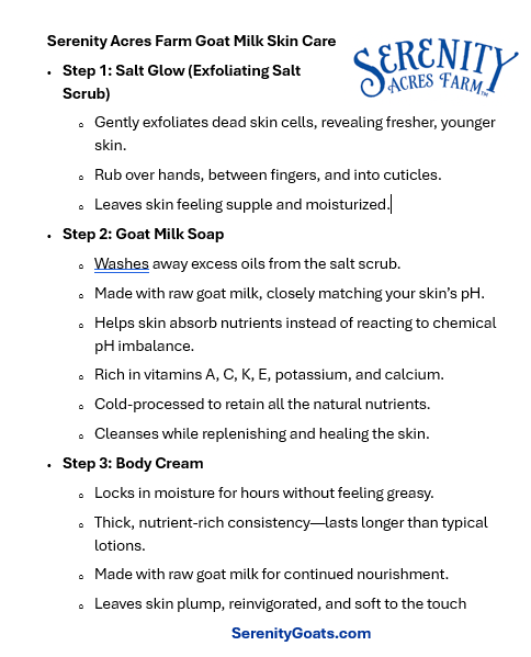 Mother Earth Goat Milk Body Cream | Serenity Acres Farm™