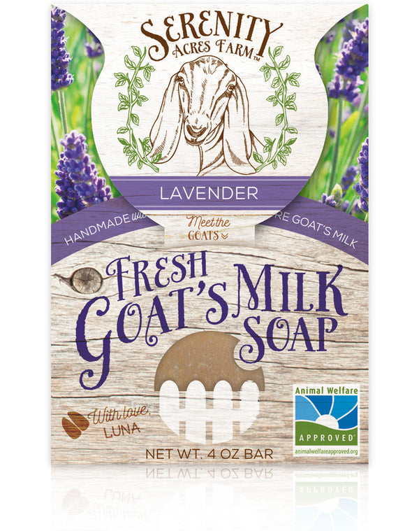 Lavender Goat Milk Soap | Calming & Moisturizing – Serenity Acres Farm™