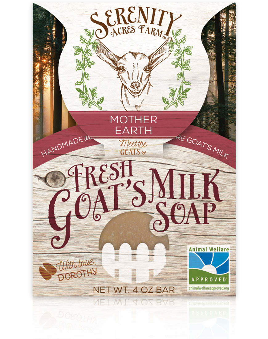 Mother Earth Goat Milk Soap | Herbal & Natural – Serenity Acres Farm™