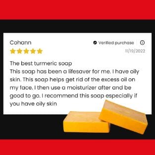 Turmeric Face Bar Dark Spot Removal