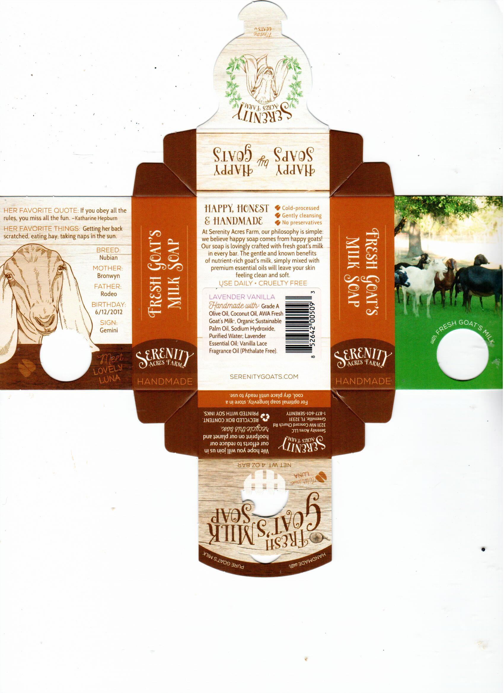 Lavender Vanilla Goat Milk Soap | Relaxing & Creamy – Serenity Acres Farm™