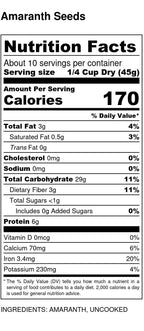 Amaranth Seed, Organic