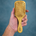 Mini Paddle Style Bamboo Hairbrush