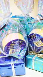 Lavender Bath Bundle – Moisturizing Glycerin Soaps & Shower Loofah Set