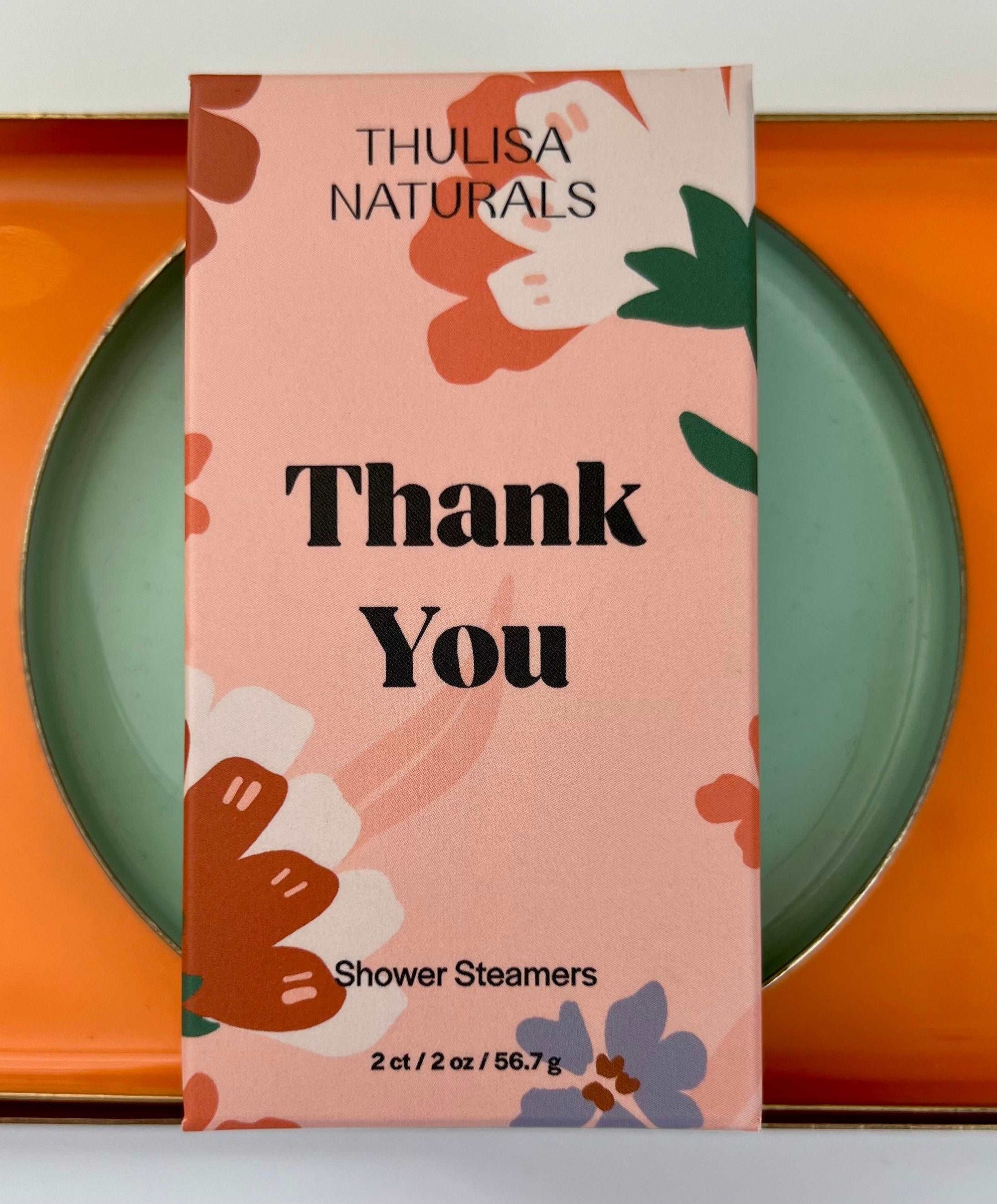 Thank You  Lavender Mint Shower Steamers - 2 Pack